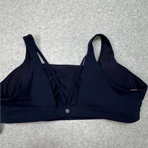 Athleta Black Strappy Sports Bralette